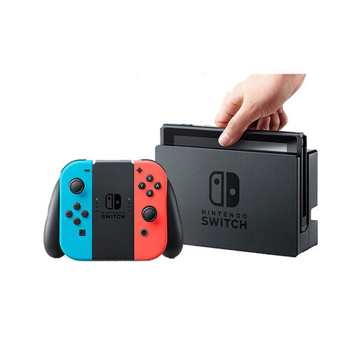 Consola Nintendo Switch Azul NeÃ³n y Rojo NeÃ³n