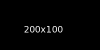 1) 200x100