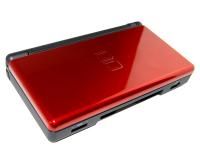 CARCASA DS LITE ROJA Y NEGRA (CRIMSON BLACK) OFICIAL NINTENDO