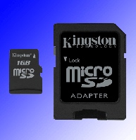 MICRO SDhc 4GB KINGSTON + ADAPTADOR A SD HIGH CAPACITY